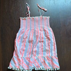 Pink stripped dress